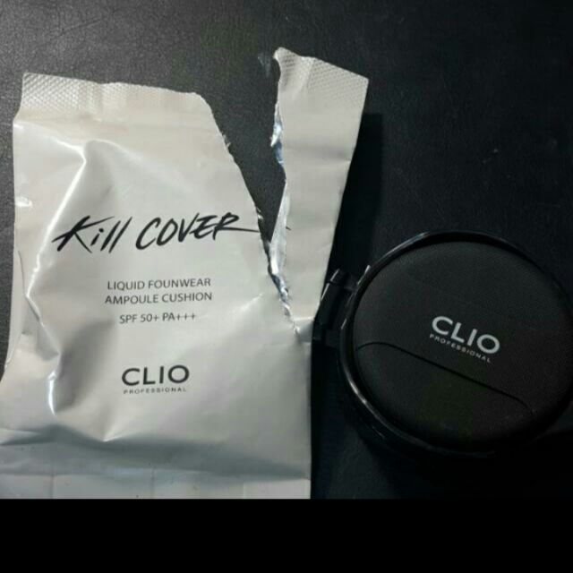 Clio kill cover 保濕 氣墊粉餅 粉蕊 4號色 米瓶