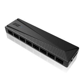 EZDIY-FAB 16口風扇集線器，PWM埠*8+ARGB埠*8，12V&5V主機板同步，PWM功能風扇適配器