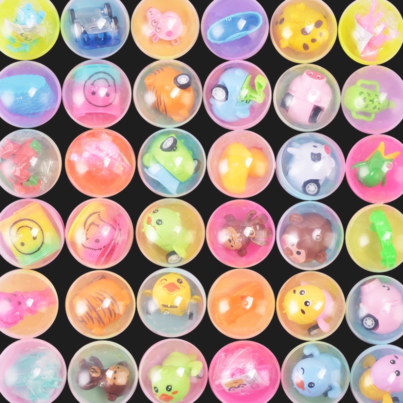 【限時下殺＋免運】45mm馬卡龍色扭蛋球幼兒園小玩具奇趣蛋機驚喜扭扭蛋盲盒釣魚玩具