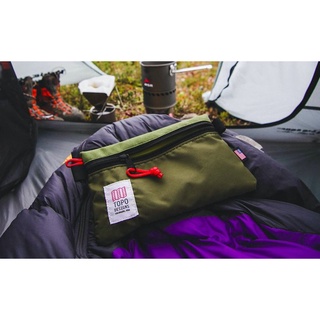NYChic TOPO DESIGNS 美國設計 登山攀巖露營 紅尼龍扣環拉鍊 配件包 護照旅行收納袋 行動電源線小平板