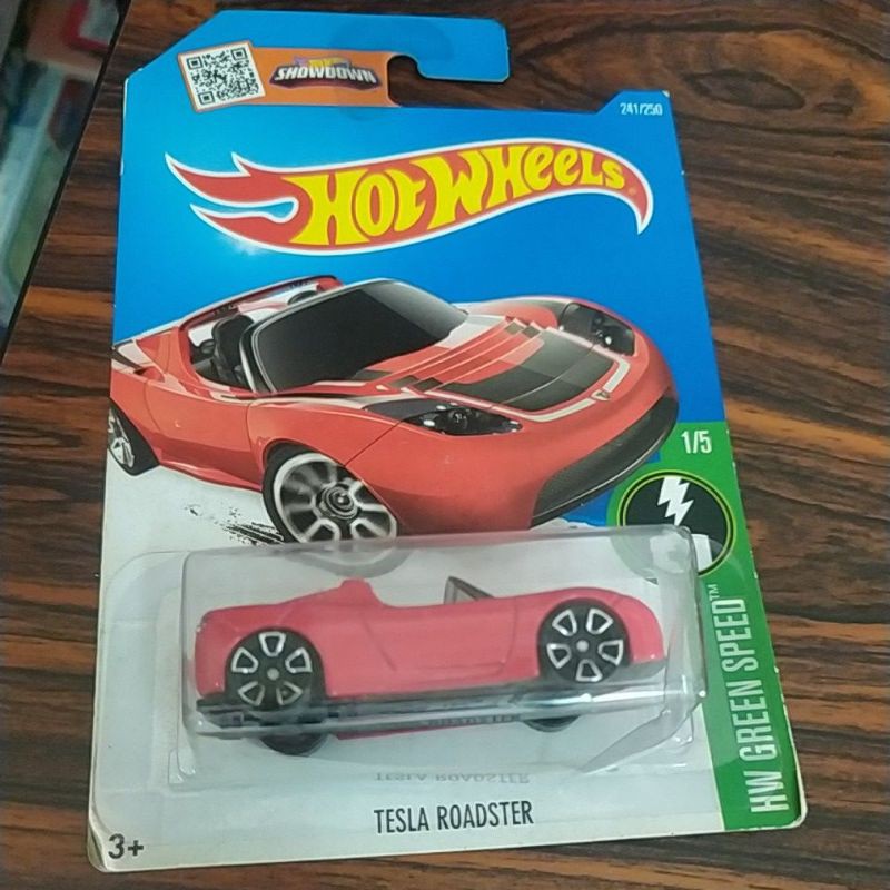HotWheels 1/64 Tesla Model S 風火輪 正版 roadster