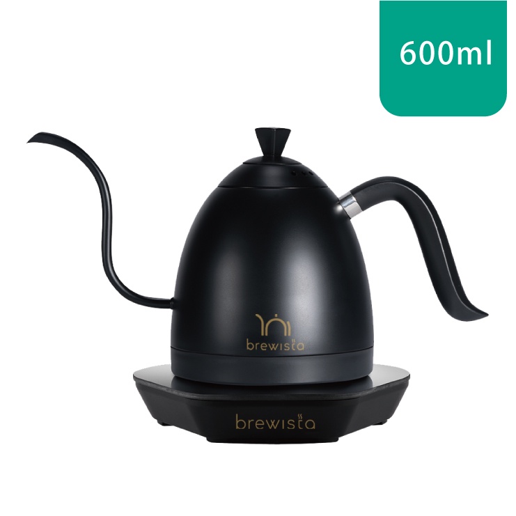 Brewista 細長嘴手沖壺／溫控手沖壺 600ml／全黑