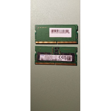 三星 DDR5 8G 筆電記憶體兩條 99新（剩一條）