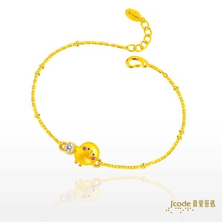 【J’code真愛密碼】✨送 首飾盤✨晶亮P助 黃金手鍊 9999純黃金 卡娜赫拉的小動物 美鑫 22卡娜