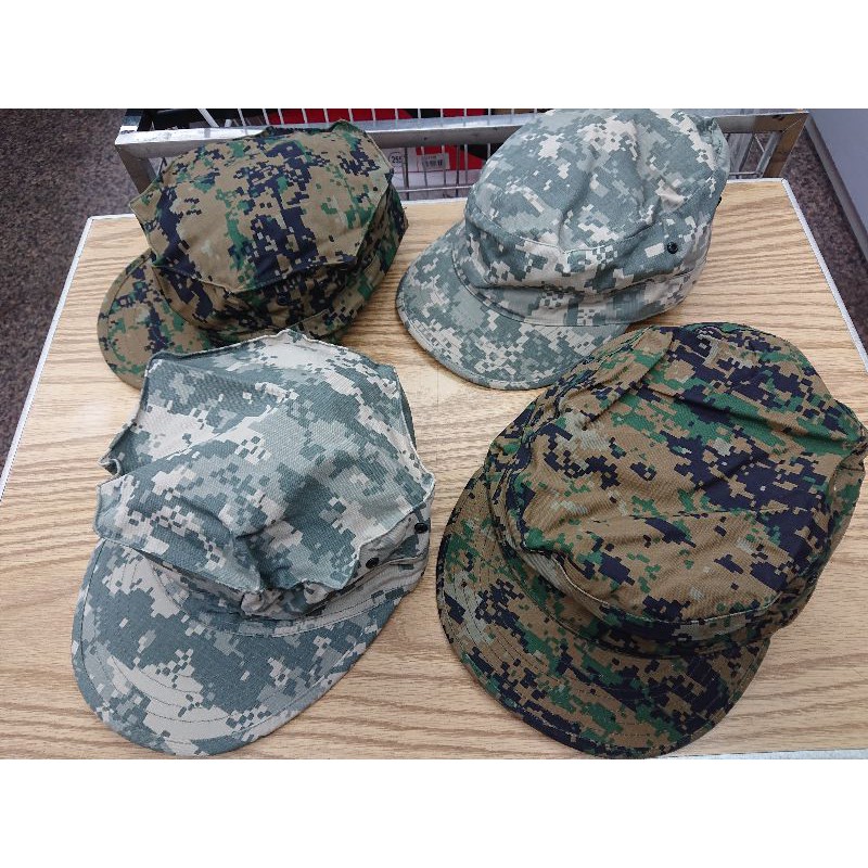 數位迷彩帽 美軍迷彩帽 迷彩帽 工裝 軍帽 海軍陸戰隊 軍用帽 小帽 生存遊戲