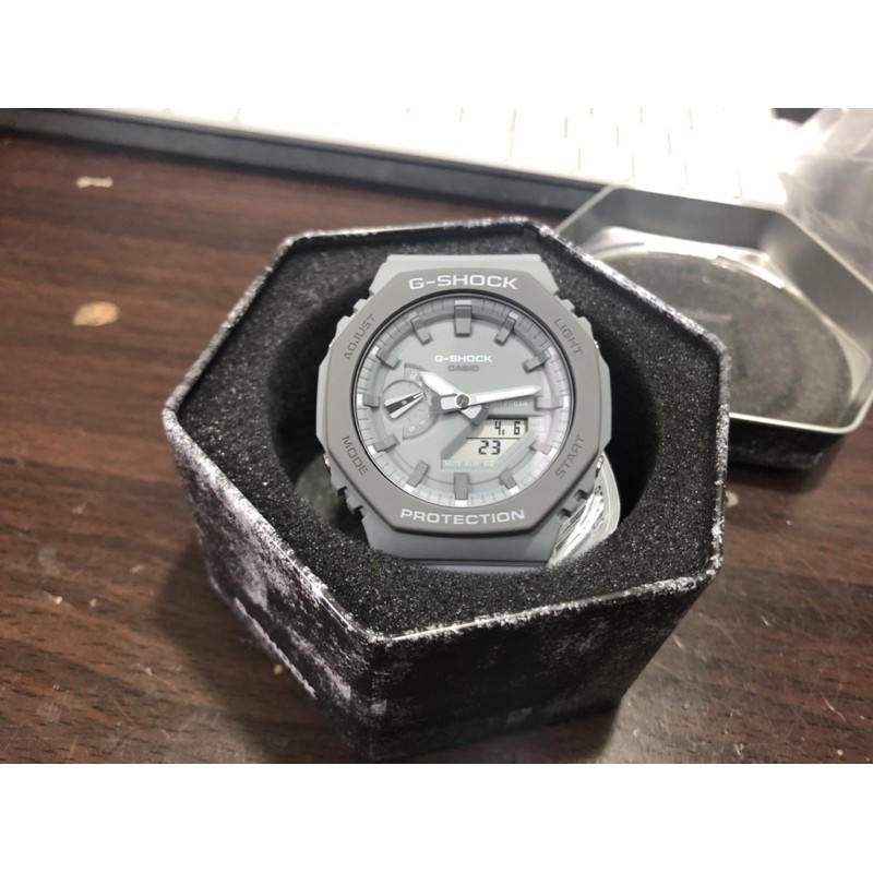 （全新公司貨） G-SHOCK GA-2100 農家橡樹 灰