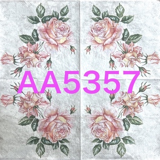 波弟彩繪拼貼/木器彩繪/蝶古巴特餐巾紙/AA5357/美麗玫瑰花
