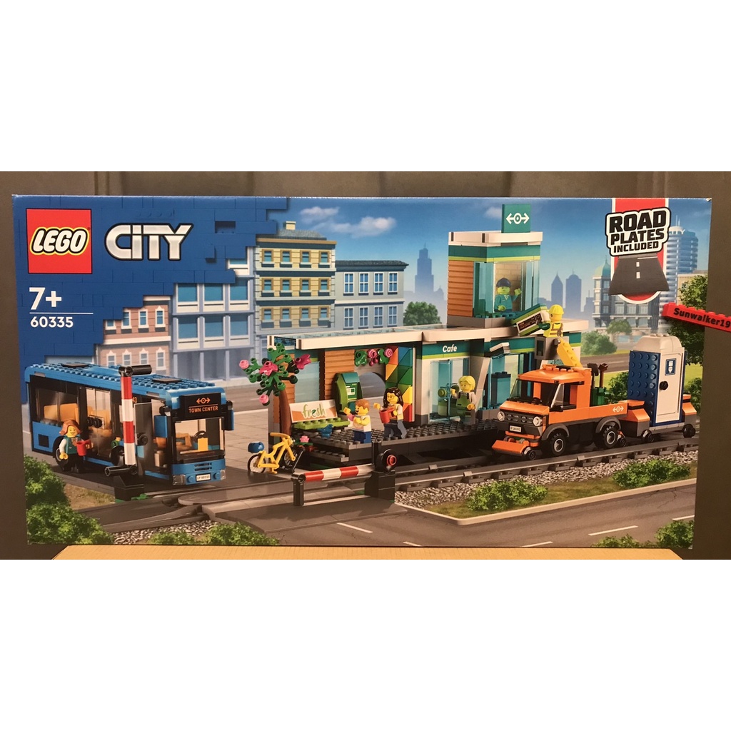 無外盒【積木2010】樂高 LEGO 60335 城市 火車站 / 公車 巴士 CITY 全新未拆