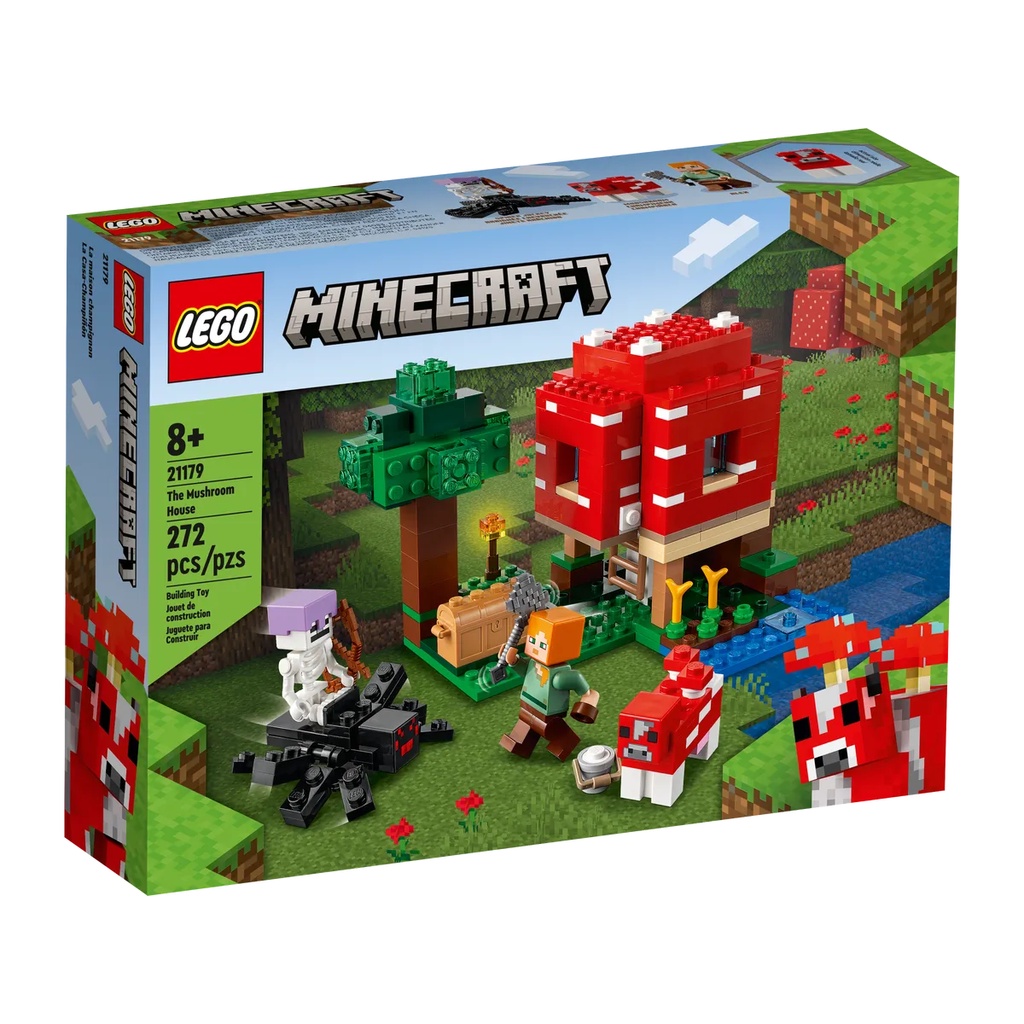 【樂GO】樂高 LEGO 21179 蘑菇屋 麥塊系列 積木 玩具 盒組 禮物 生日禮物 樂高正版 全新未拆