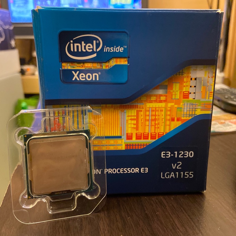 2手良品Intel CPU 1155 腳位E3-1230V2 3.3GHz （含原廠風扇）