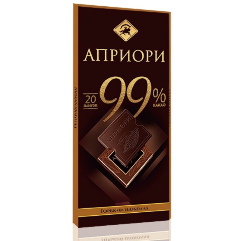俄羅斯 BK 頂級金獎 99% 黑巧克力 VERNOST KACHESTVU
