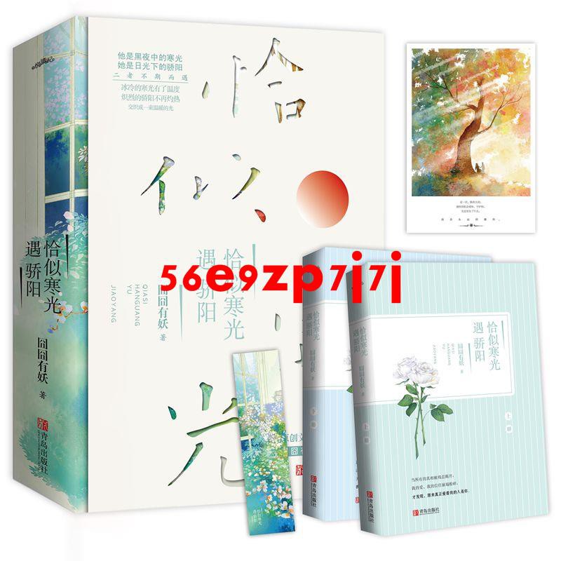 贈書簽 正版恰似寒光遇驕陽 全二冊 囧囧有妖著青春悅讀紀家有萌妻司夜寒葉綰綰司夏青春校園愛情