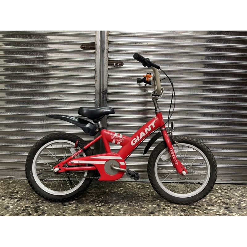 【台北二手腳踏車買賣】 GIANT KJ182 16吋兒童腳踏車 中古捷安特兒童車 二手童車| 中古自行車店