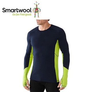 【美國 SmartWool 男Phd機能輕量長袖衫《深海軍藍》】SW0SO932/長袖衛生衣/登山健行/保暖圓/悠遊山水