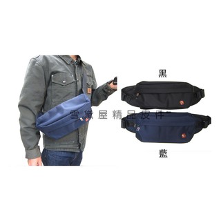 ~雪黛屋~SPYWALK 臀包中容量外出休閒工作上班萬用胸前包科技防水尼龍布貼身防盜隨身物品青少全齡適用SD7201