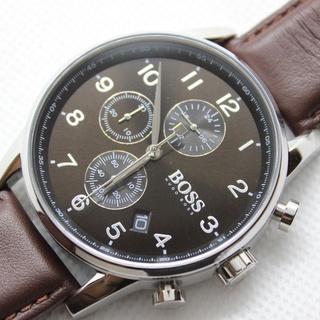 Hugo Boss＿德式競速計時腕錶-正裝紳士X灰黑＿新款_實體門市（預購款)