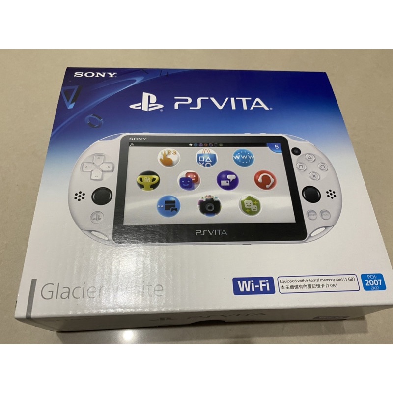 PS VITA 主機 PCH-2007ZA22  冰河白  主機 全新現貨