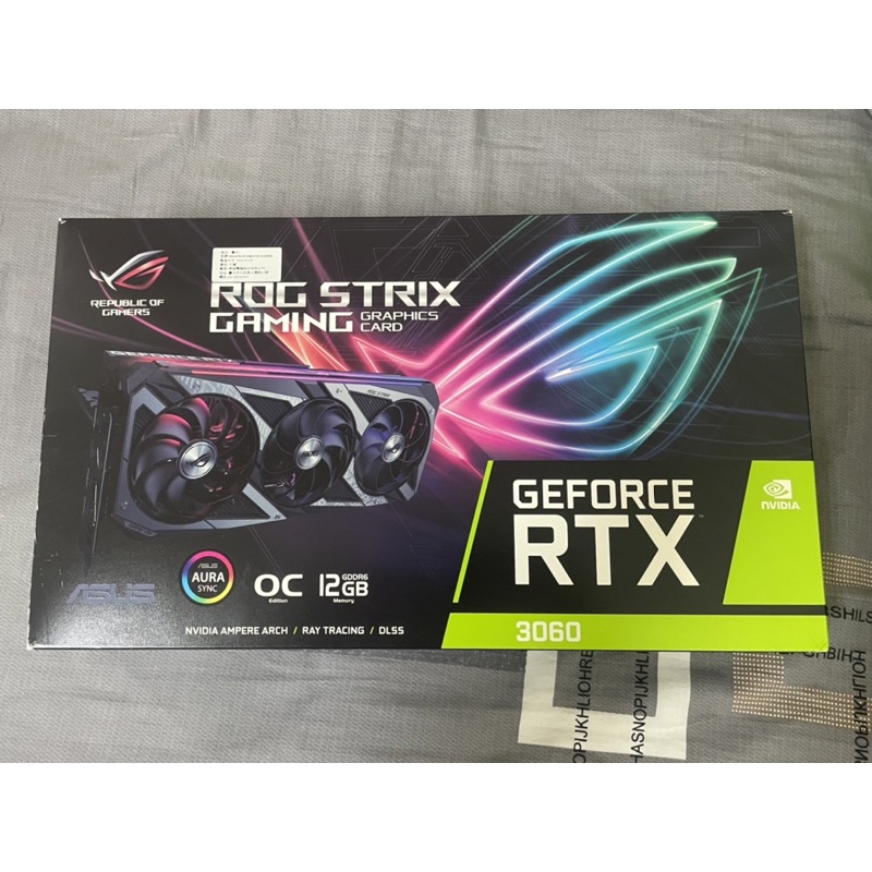 ［已售］ ASUS ROG STRIX RTX 3060 12GB 顯卡 顯示卡  鎖算力版