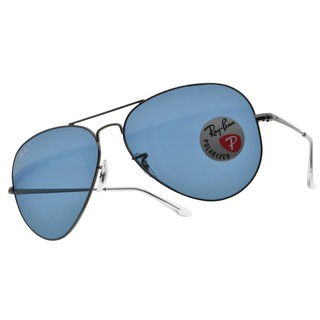 RayBan雷朋 偏光太陽眼鏡 RB3689 004S2-58mm 百搭雙槓飛官偏光款 墨鏡 -金橘眼鏡