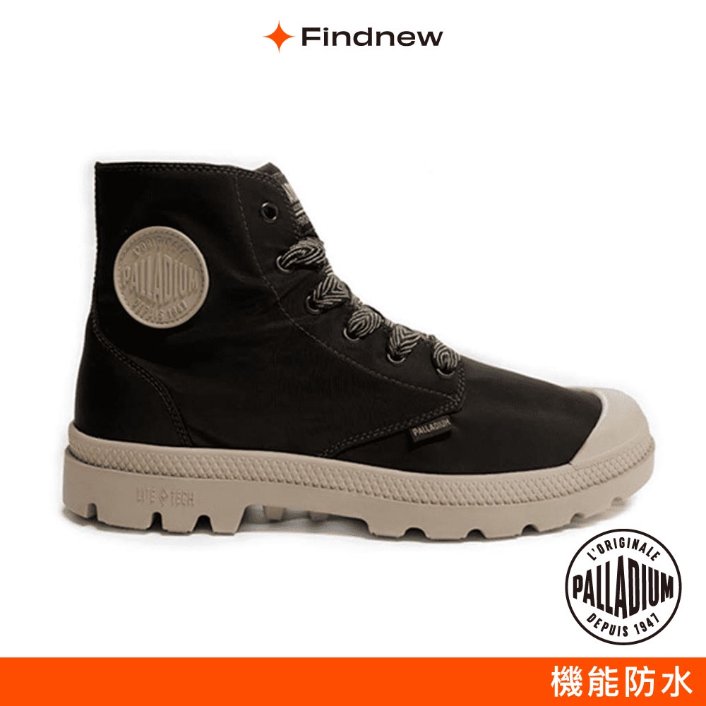 PALLADIUM PUDDLE LITE+ 輕量雨傘布防水靴 咖啡/米色 男女共款76117-037【Findnew】