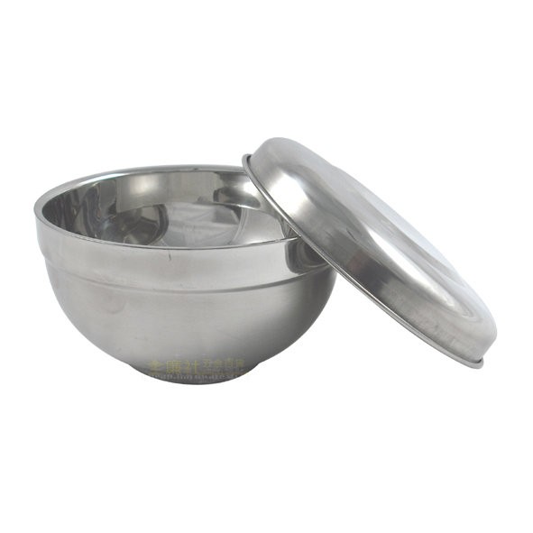 雅仕碗304不鏽鋼隔熱碗附蓋兒童碗兒童碗