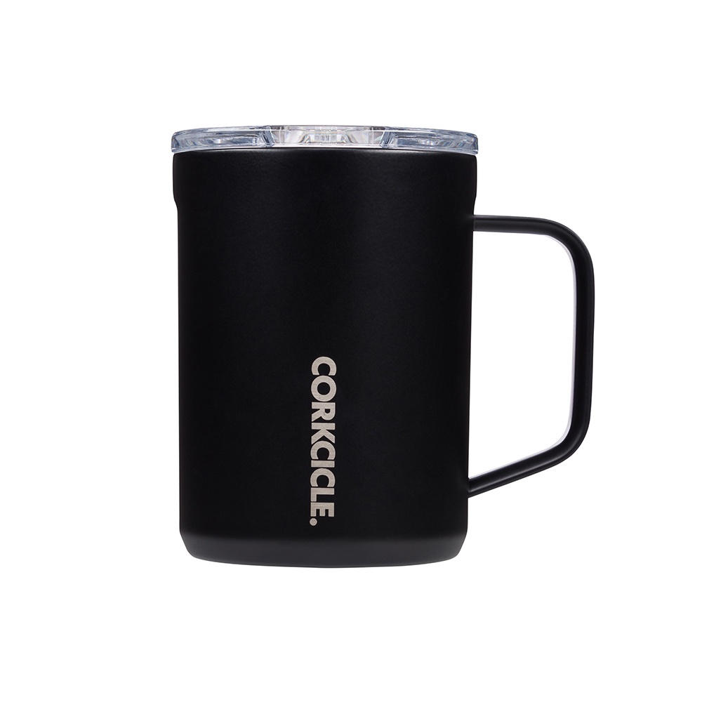 美國CORKCICLE Classic系列三層真空咖啡杯475ml-消光黑