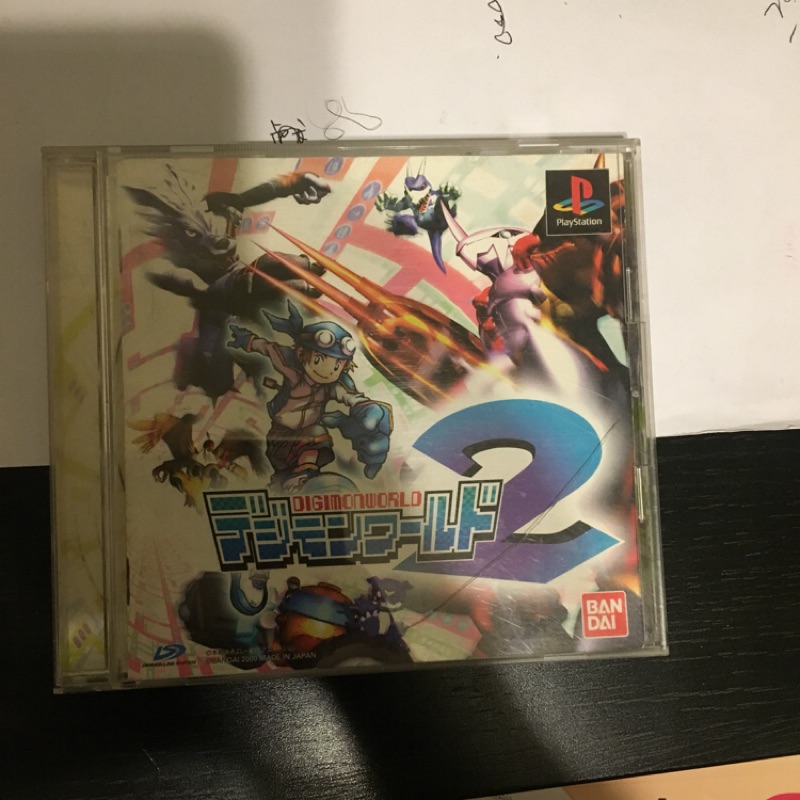 數碼寶貝世界2 電子獸世界2 Ps1 Play Station 1  Digimon 怪獸對打機 對打機