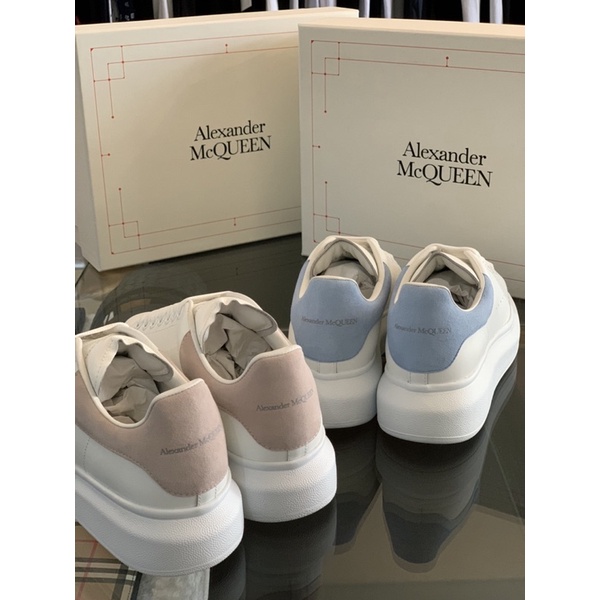 Limit精品✔️ MCQ Alexander Mcqueen 小白鞋 裸粉、水藍設計 增高 修長 球鞋