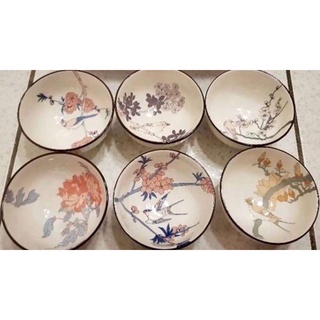 開發金股東會紀念品 故宮彩繪花鳥碗（6入）
