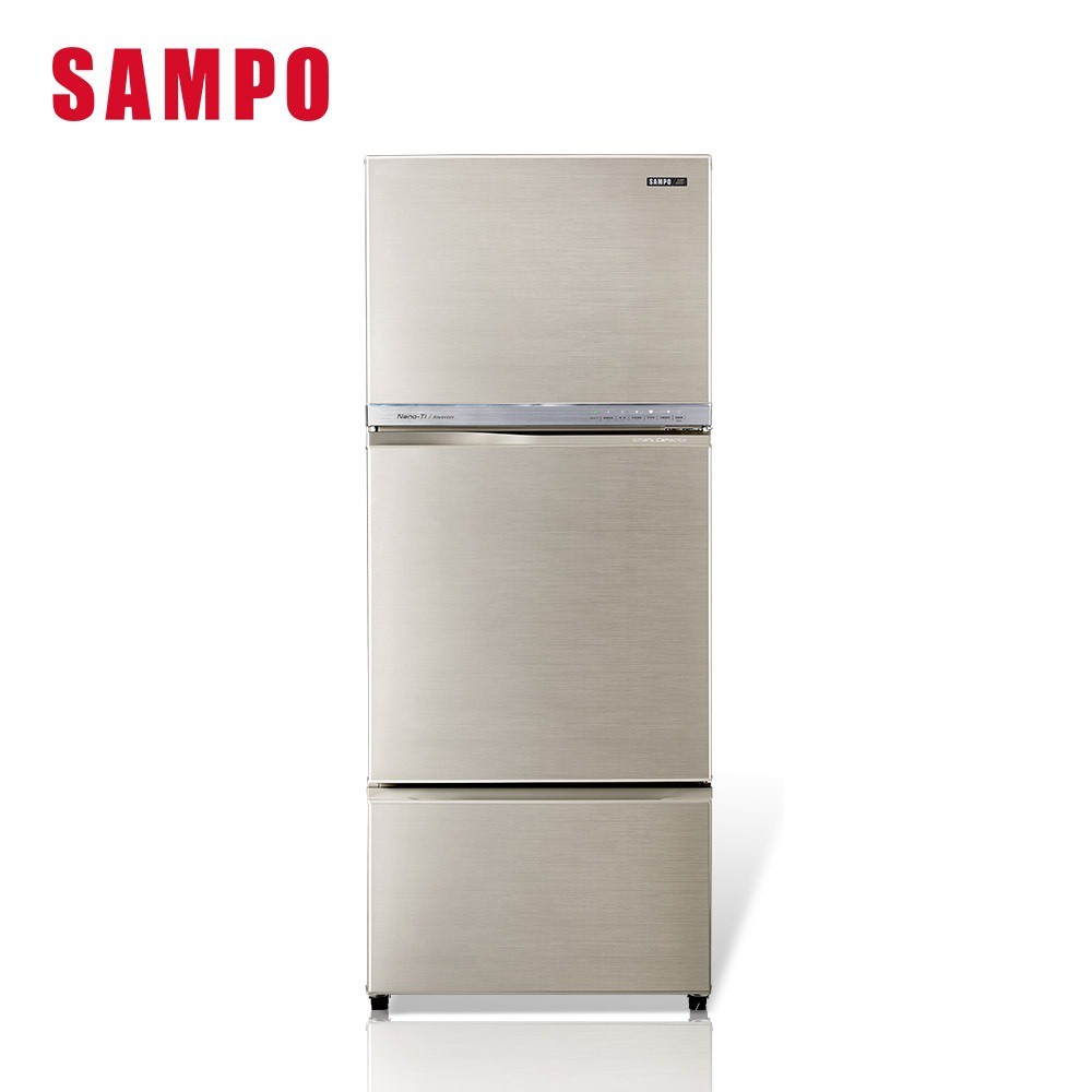 SAMPO 聲寶- 605L三門冰箱SR-C61DV-Y5 含基本安裝+舊機回收 大型配送