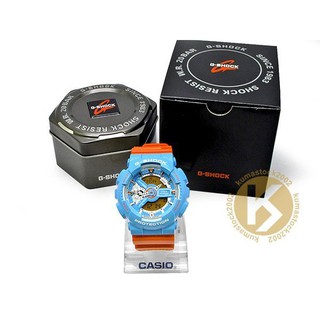 新款登場 超人氣 日本限定款 CASIO G-SHOCK GA-110NC-2ADR 藍橘 亮藍橘 雙色 亮面