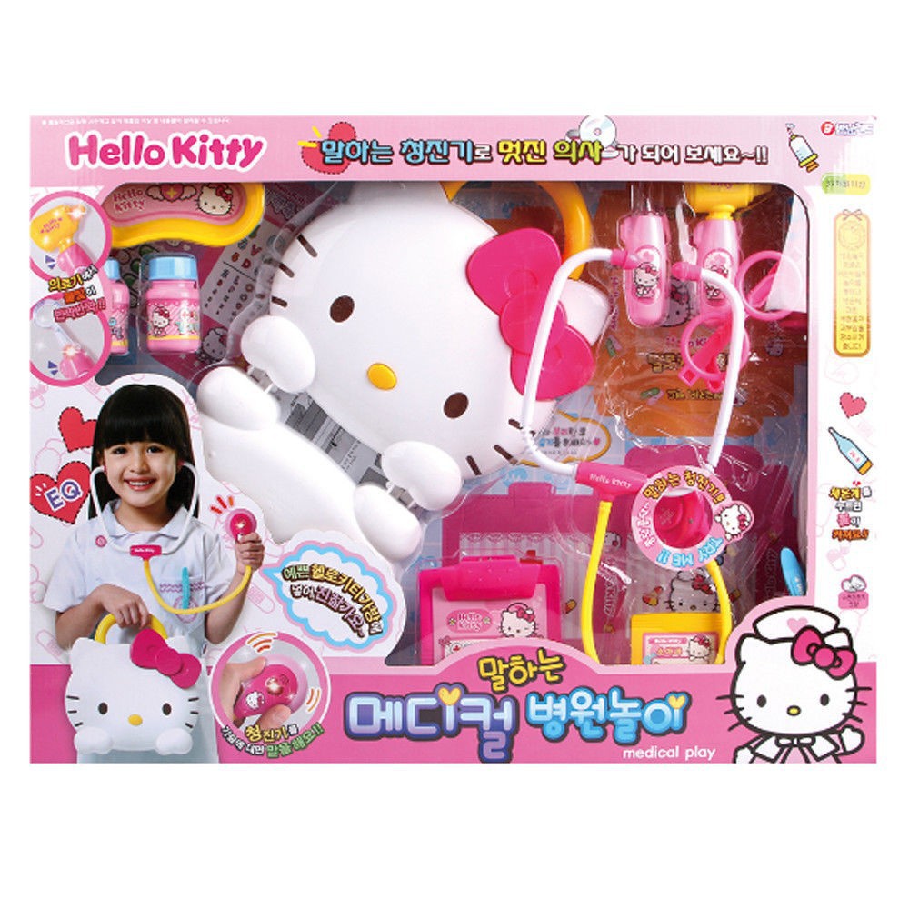 2 Kids  Hello Kitty 造型手提盒醫護組 原價899 家家酒 醫生組 收納 手提