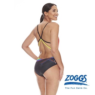 ZOGGS 成人 女性 美背 永久抗氯 專業 運動 鐡人 三鐵 競賽 比賽 連身 游泳 泳衣 泳裝 熱帶風