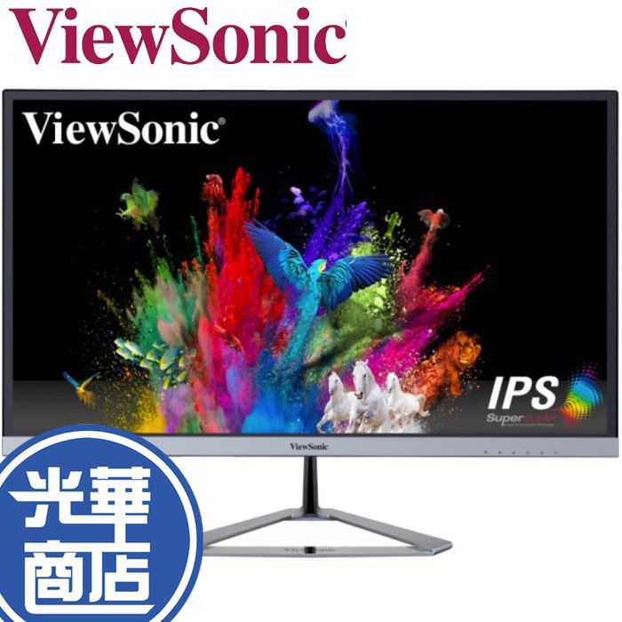 【免運直送】ViewSonic 優派 VX2476-smhd 顯示器 AH IPS 24吋 螢幕 公司貨 光華商場