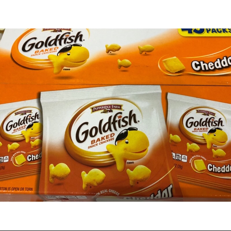 PEPPERIDGE 培珀莉 起司小金魚香脆餅_costco購入_拆售21小包