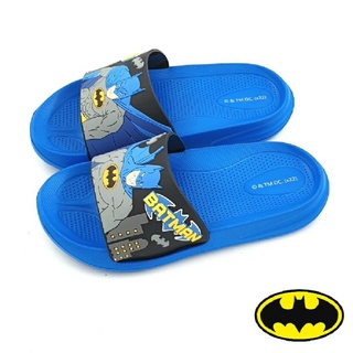 【MEI LAN】蝙蝠俠 BATMAN 兒童 輕量 防水 拖鞋 舒適 柔軟 台灣製 正版授權 29406 藍色