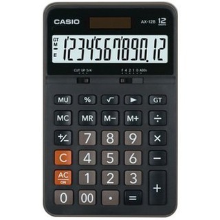 【八度空間】CASIO AX-12B 太陽能計算機 12位數 大型螢幕顯示