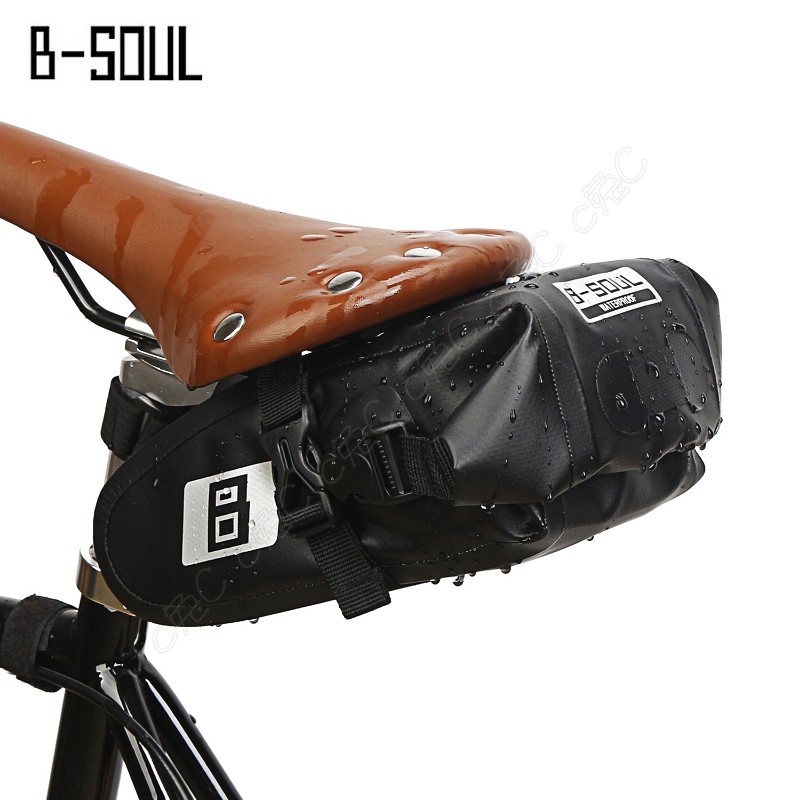 B-soul全新自行車全防水坐墊包：復古騎士風單車尾包 超音波融合座墊袋 高頻焊接座墊包 鐵馬鞍座包 腳踏車坐墊袋