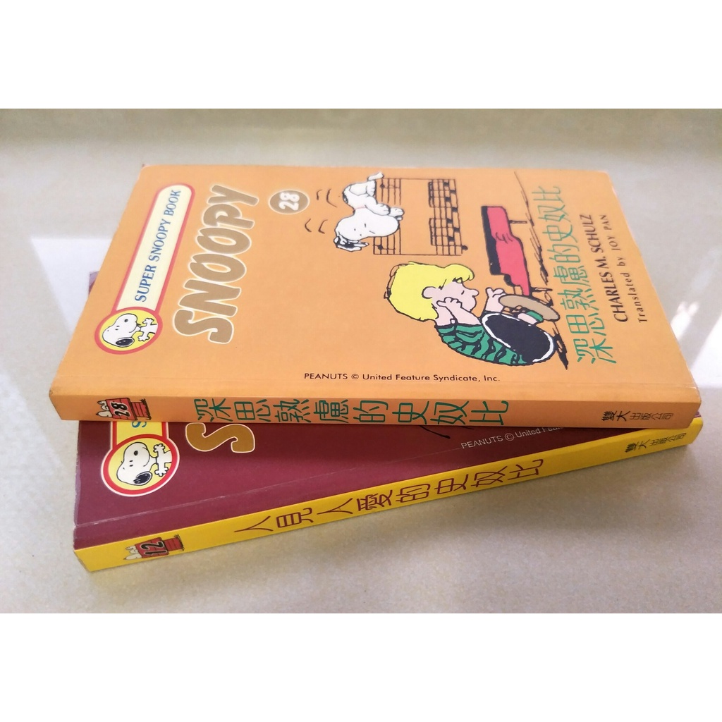 《二手》史努比絕版雙語漫畫書 Super Snoopy Book
