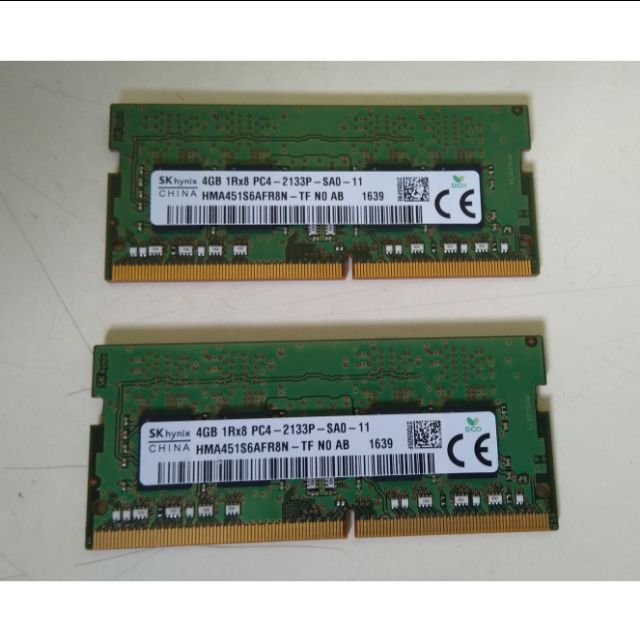 海力士Sk hynix 4gb DDR4 2133 筆電記憶體