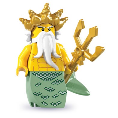 【超級細胞】樂高 LEGO 8831 海神 海洋王 小美人魚 人偶包 第7代 7代