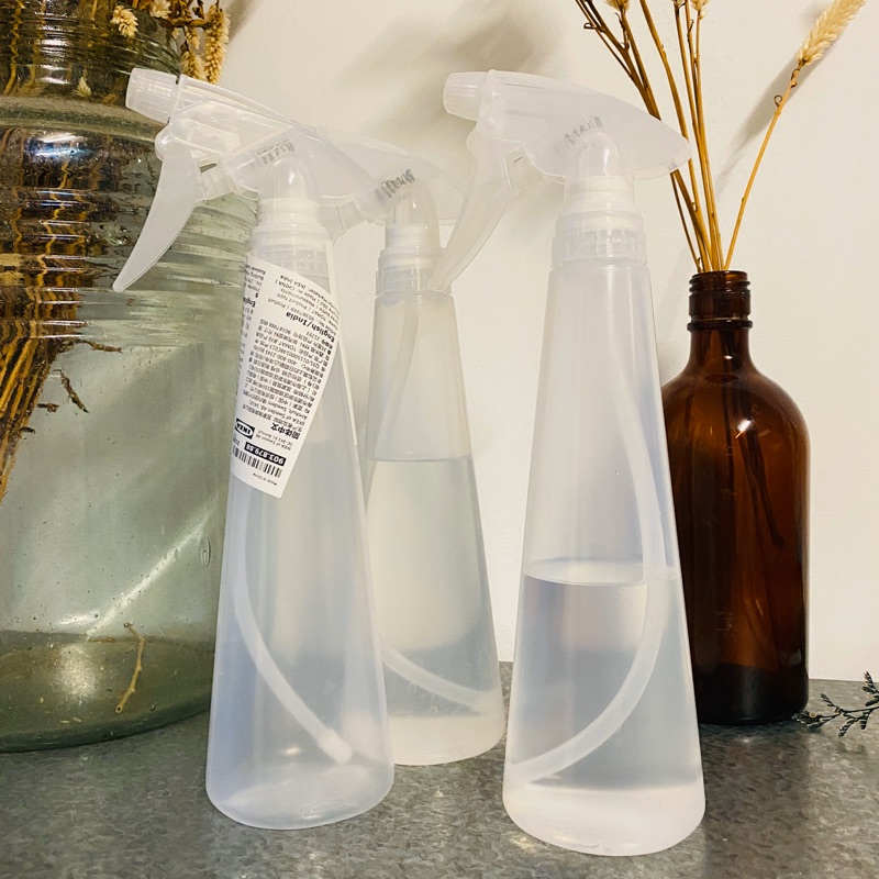噴式澆水瓶 透明 350ml 噴瓶 噴霧罐 ikea 塑膠瓶