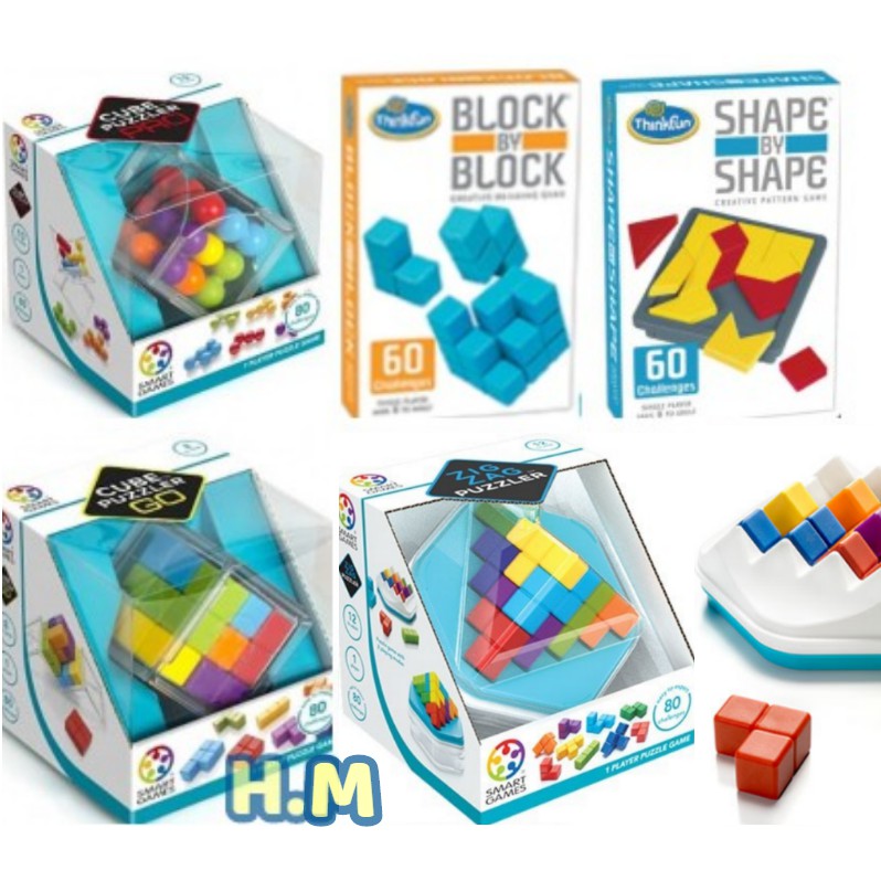 【H.M】[Thinkfun+Smart Games] 金字塔大挑戰/空間大挑戰/形狀大挑戰/立方大挑戰/立方高手大挑戰