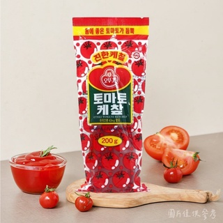 韓國 不倒翁 調味 番茄醬 擠壓瓶 韓式 料理 糖醋 沾醬 200g/瓶 不倒翁番茄醬 OTTOGI