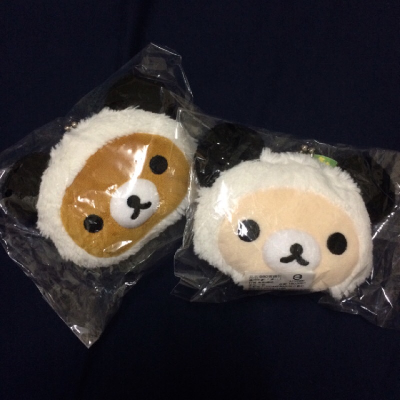 日本 正版 拉拉熊 零錢包 熊貓 造型 變裝拉拉熊 懶懶熊 奶妹 懶妹 皮夾 零錢包
