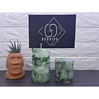 『G&S Burning』大理石系列-香氛蠟燭 森林綠大理石蠟燭