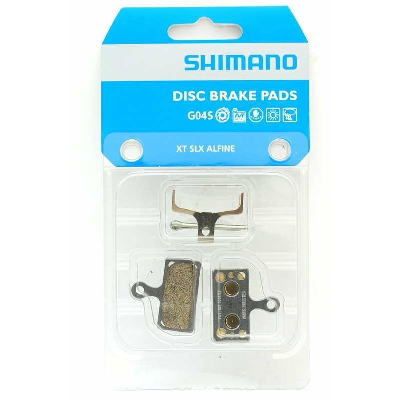SHIMANO G04S金屬來令片一輪份，通用XTR XT SLX Deore ALFINE及碟煞公路車