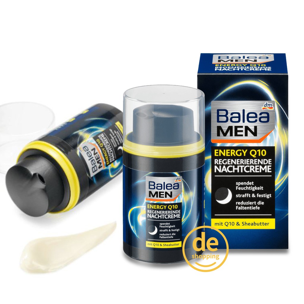 【德購瘋】🔖現貨🔖德國 dm Balea MEN 男士日常保養 Q10 能量保濕修護晚霜 50ML