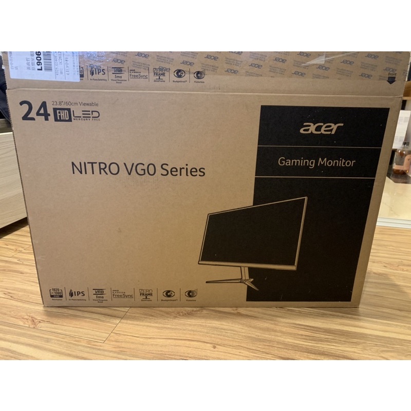 acer VG240Y 75hz 1ms 24吋 電競螢幕