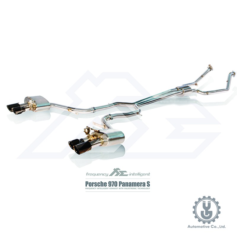 FI 高流量帶三元催化頭段 當派 排氣管 Porsche 970 Panamera Turbo / S 底盤【YG】